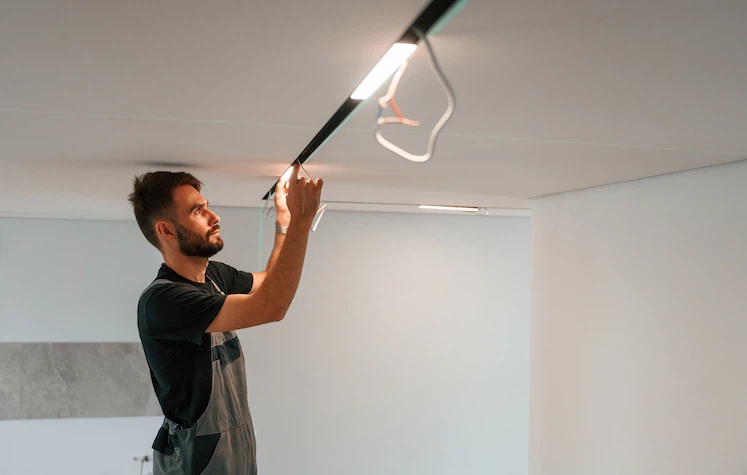 Installazione di illuminazione a LED in un ambiente domestico a Bologna